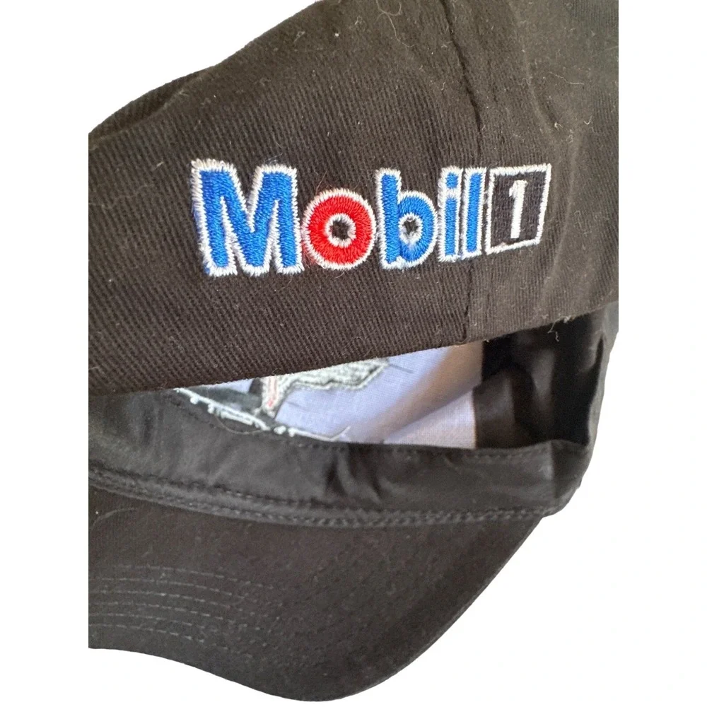 Black‎ Corvette Mobil Racing Hat Cap Adjustable